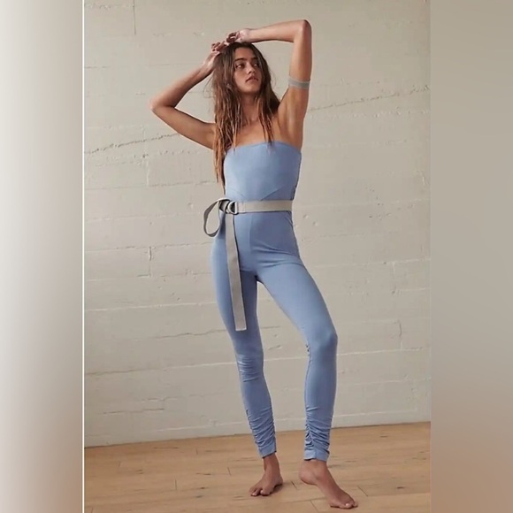 Free People Movement Hot Shot Strapless Bodysuit NWOT - Picture 1 of 6